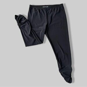 Joseph Ribkoff Ruched  Jersey Stretchy Capri Pants